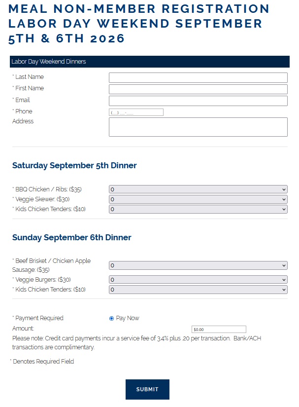 HMB Meal Order